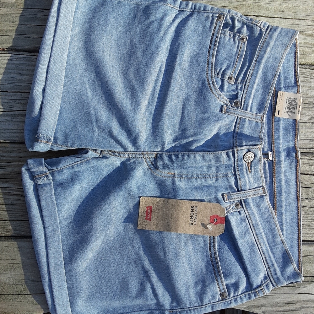 Denim shorts